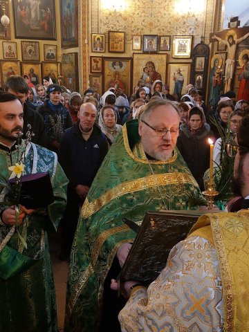 Вход Господень в Иерусалим (Всенощное Бдение)